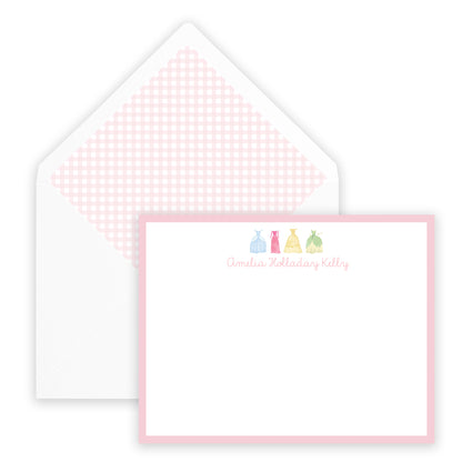 princess dresses notecard