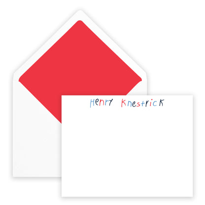 little hands notecard