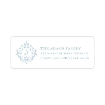 holiday vine return address labels