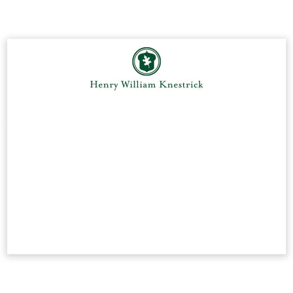 oak hill school personalized notecard