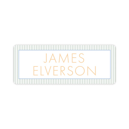 muted boy vinyl school labels