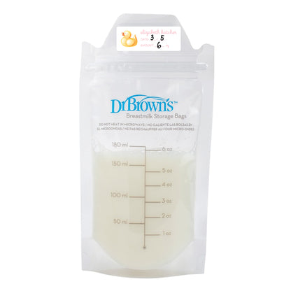 rubber ducky pink breast milk bag labels