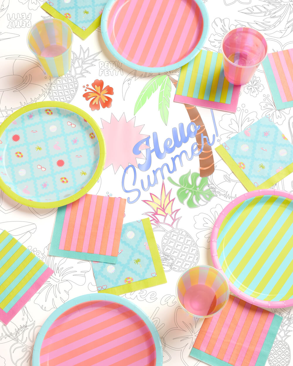 Pool Party Napkins - 24 paper napkins