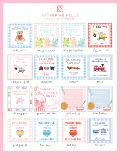 build your own valentine's day card bundle