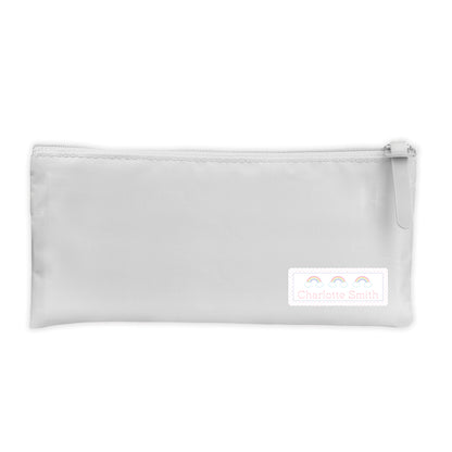 rainbow vinyl school labels