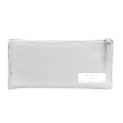 green safari vinyl school labels