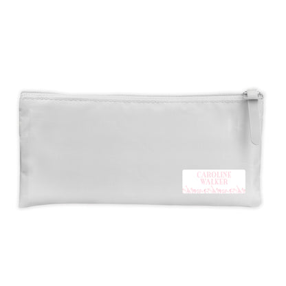 pink safari vinyl school labels