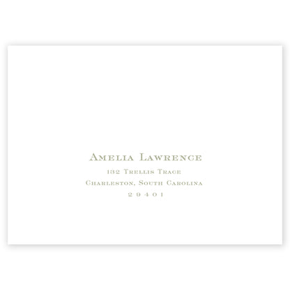 blue trellis party invitation