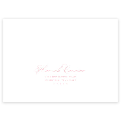 pink rocking horse baby shower invitation