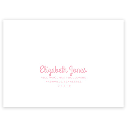 cabana stripe birthday invitation