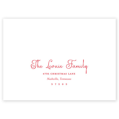 pink merry christmas drip holiday card