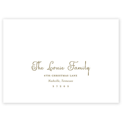 teal merry christmas drip holiday card