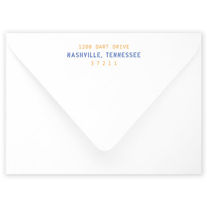 dart gun birthday invitation