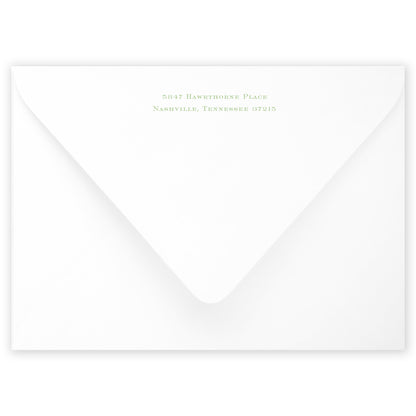 cabana monogram party invitation