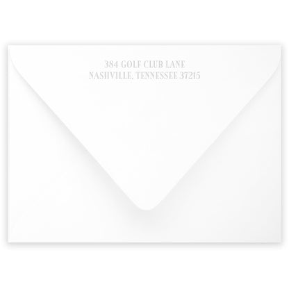 golf blank notecards