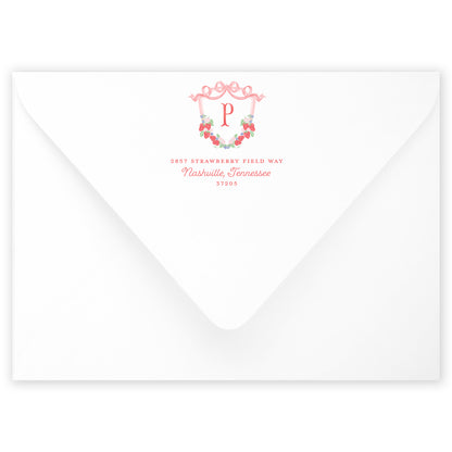 berry sweet party invitation