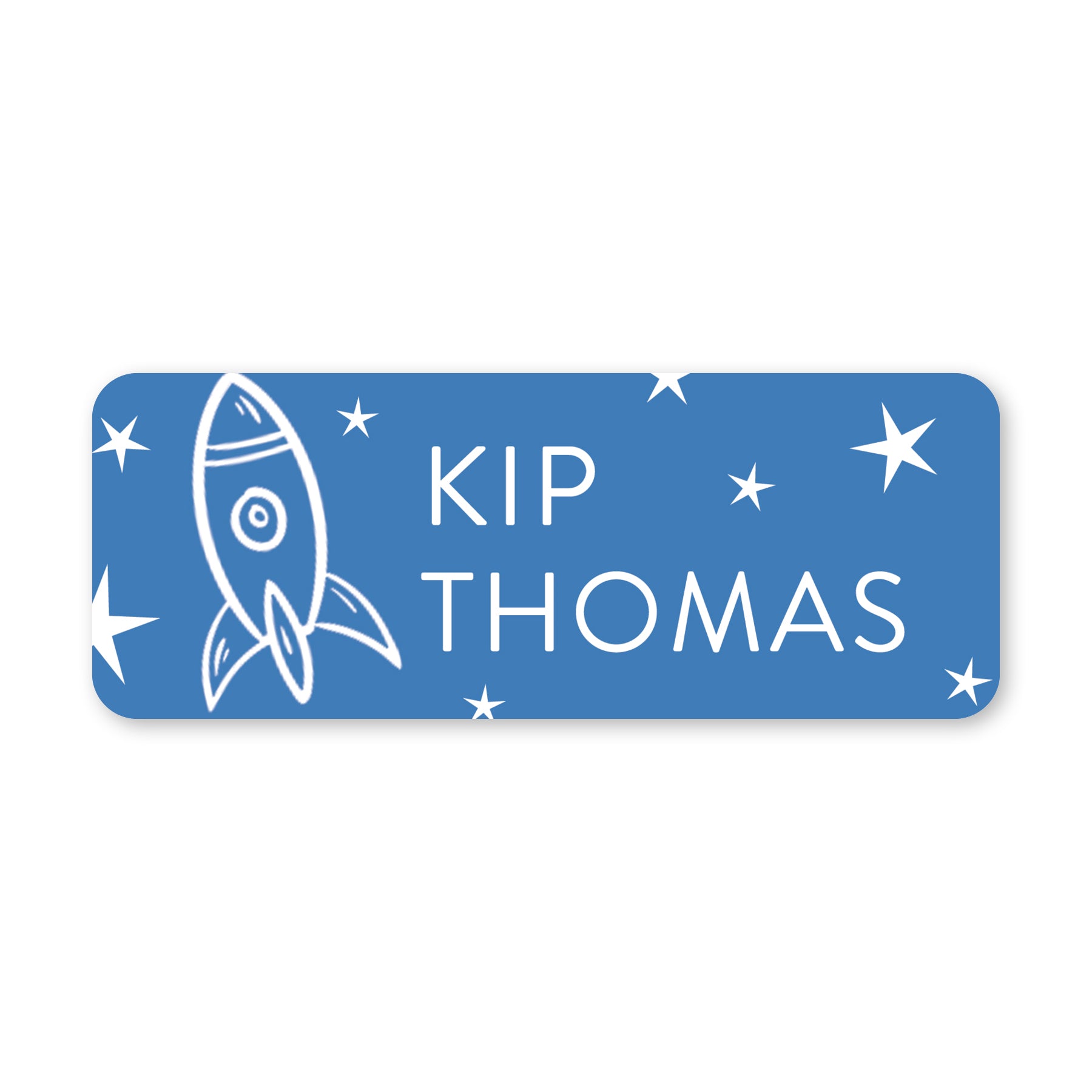 Rocket Label rocket vinyl school labels – Katherine Kelly Design
