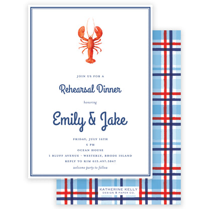 lobster boil shower invitation