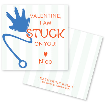 sticky hand valentine