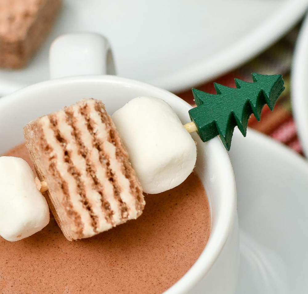 Christmas Tree Party Picks (25pc) for Cupcakes, Appetizers & Cocoa