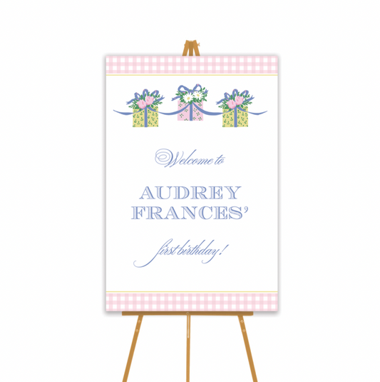 everyday is a gift welcome sign