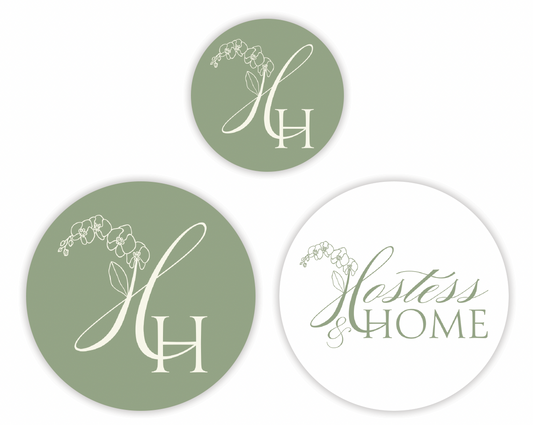 H&H Round Stickers