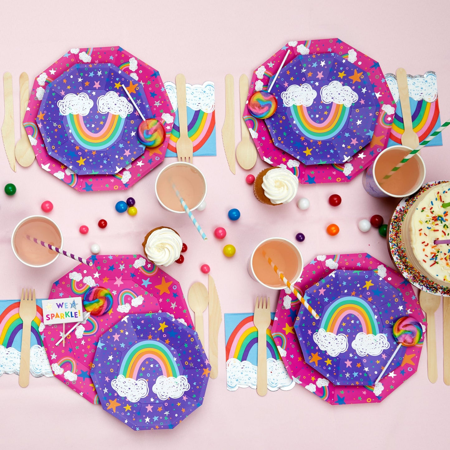 Coterie x Sparkella Rainbow Cups (10 per pack)