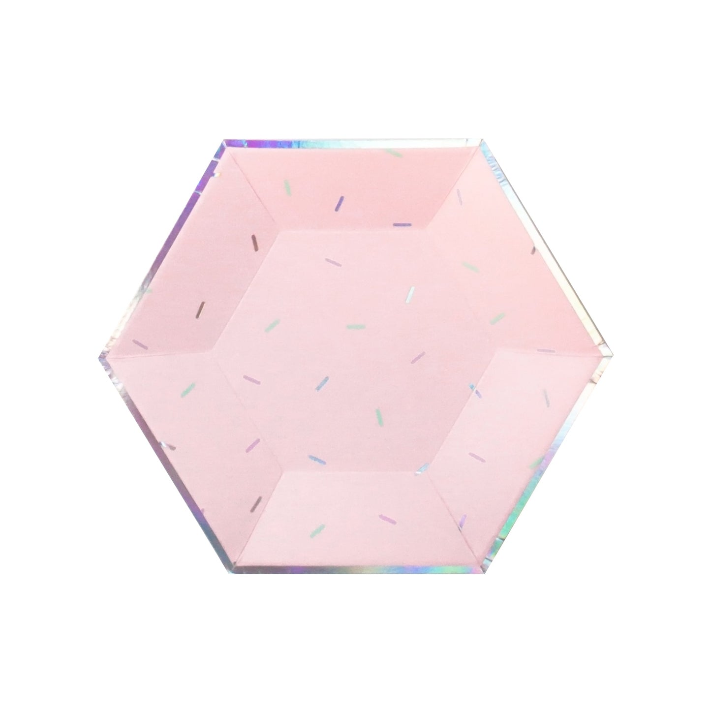 Sprinkles - Pastel Small Paper Plates (Multi-Color Pack, 18 count)