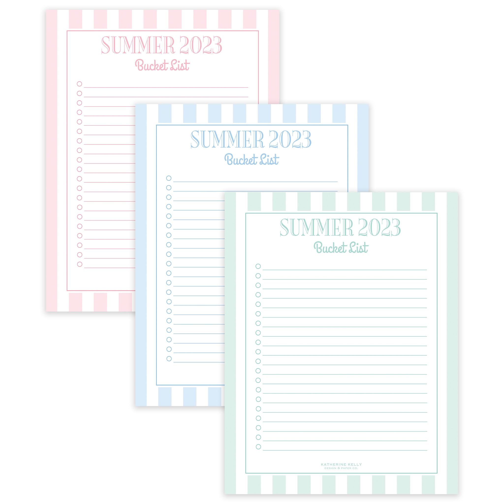 summer 2023 bucket list – Katherine Kelly Design