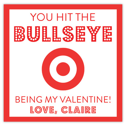 bullseye valentine