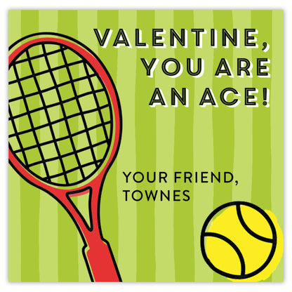 tennis court valentine