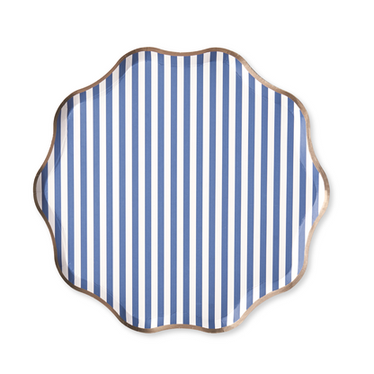 Hamptons Toile & Stripes Plates