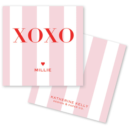 pink xoxo valentine