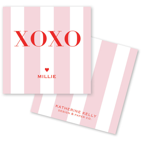 pink xoxo valentine