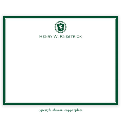 oak hill school personalized notecard