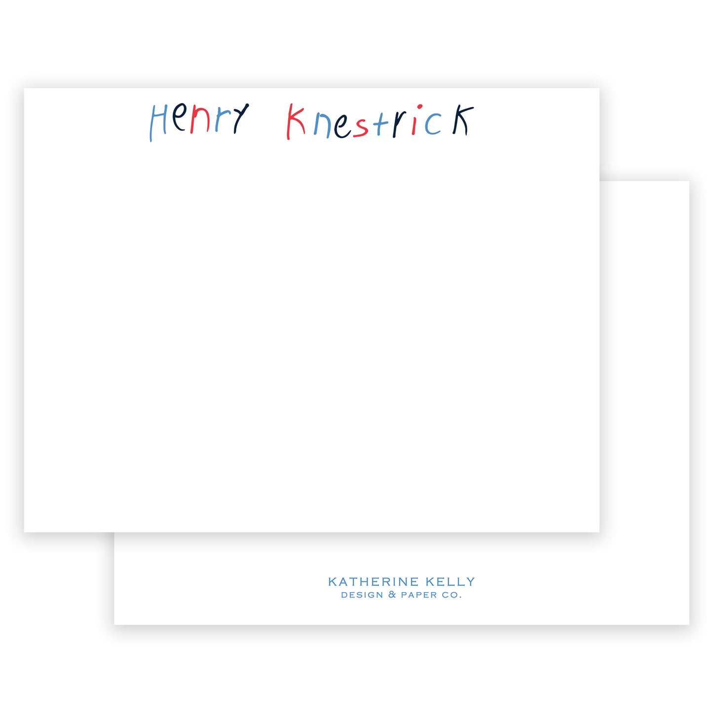 little hands notecard