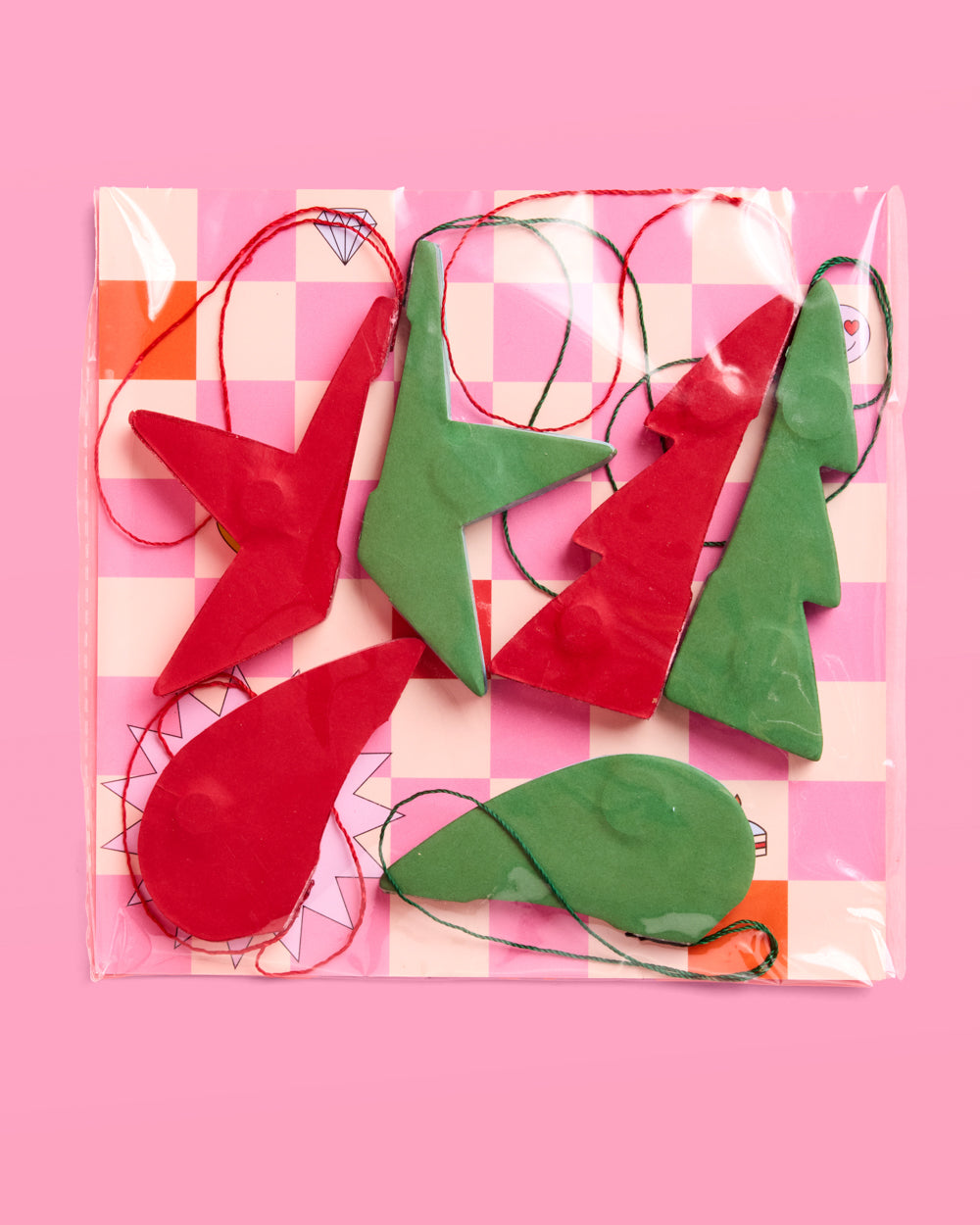 3D Paper Ornament Set - honeycomb ornament set