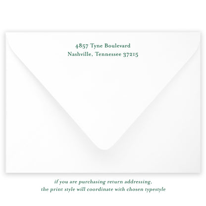 oak hill school personalized notecard