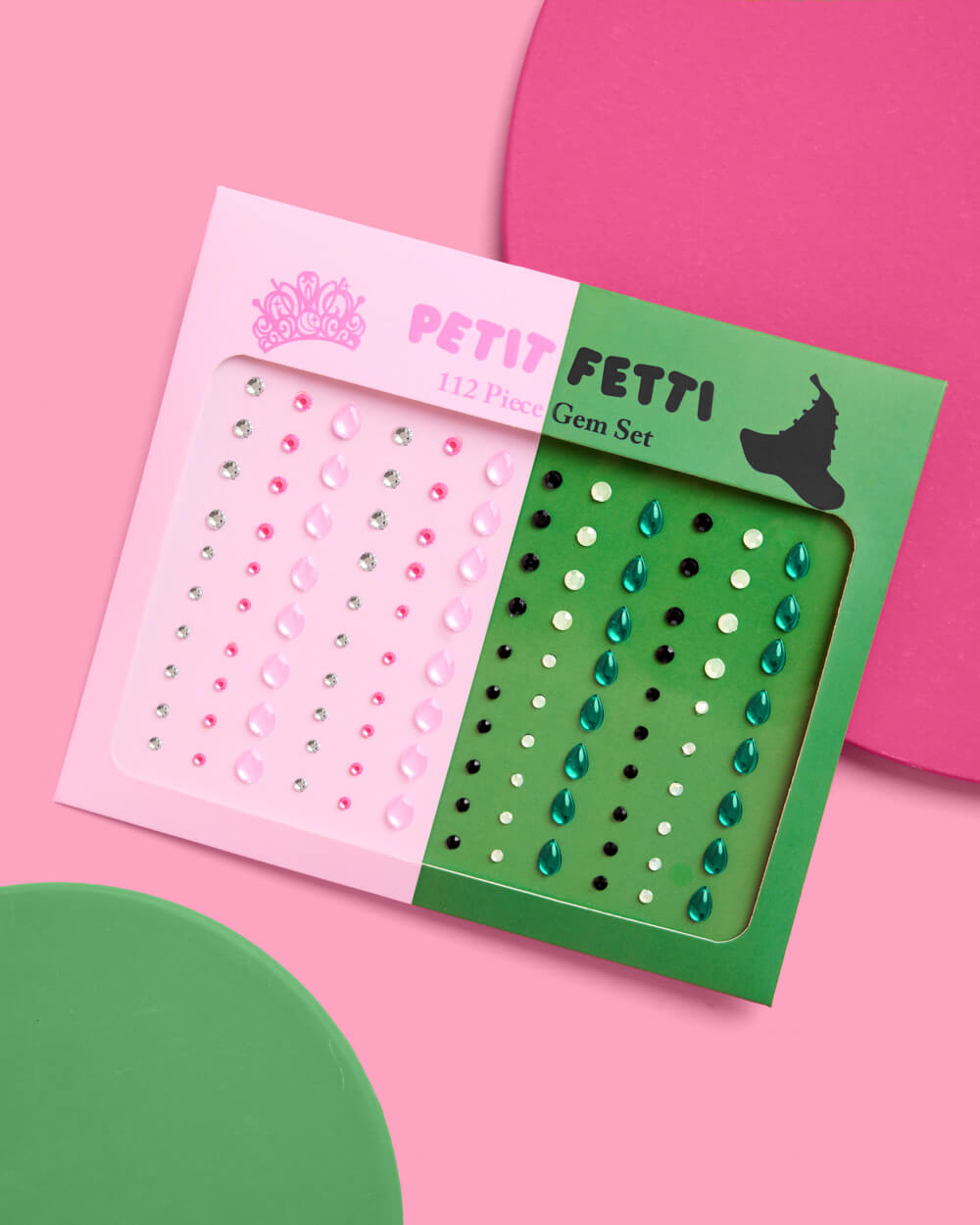 Emerald City Gem Set - 112 adhesive face gems