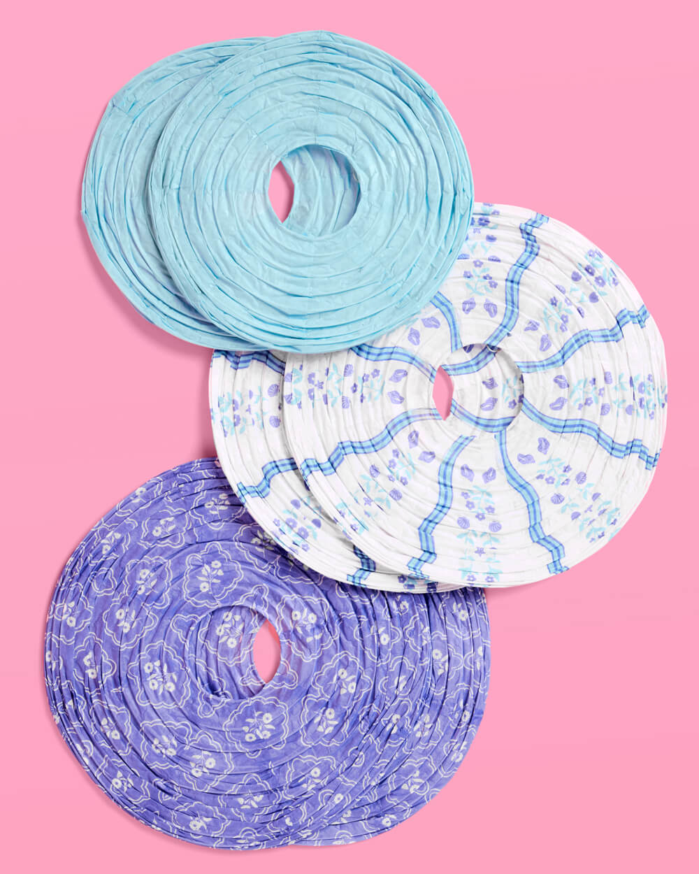 Coastal Lanterns - set of 6 paper lanterns