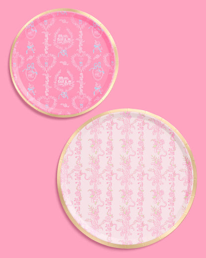 Romance Plates - 32 paper plates, 2 sizes