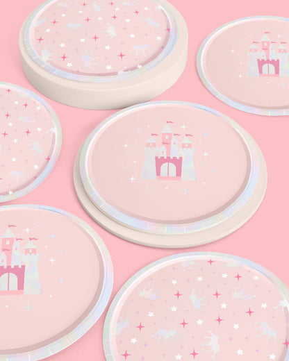 Princess Plates - 24 paper plates