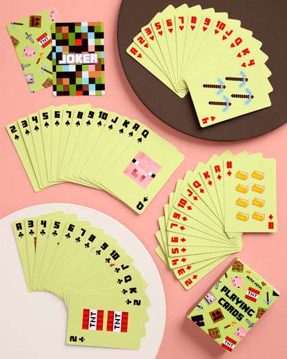 Pixel Mining Gamer Cards - 54 playing cards