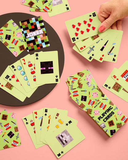 Pixel Mining Gamer Cards - 54 playing cards