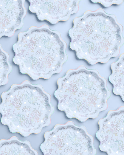 Something Blue Plates - 25 paper plates