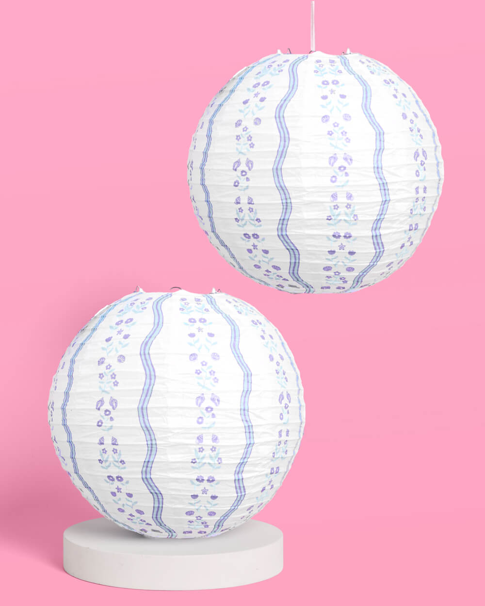 Coastal Lanterns - set of 6 paper lanterns