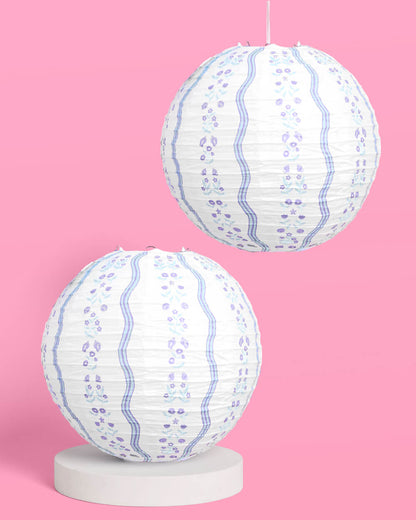 Coastal Lanterns - set of 6 paper lanterns