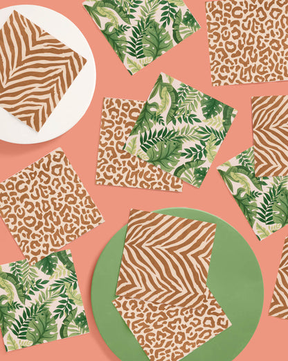 Safari Napkins - 24 paper napkins