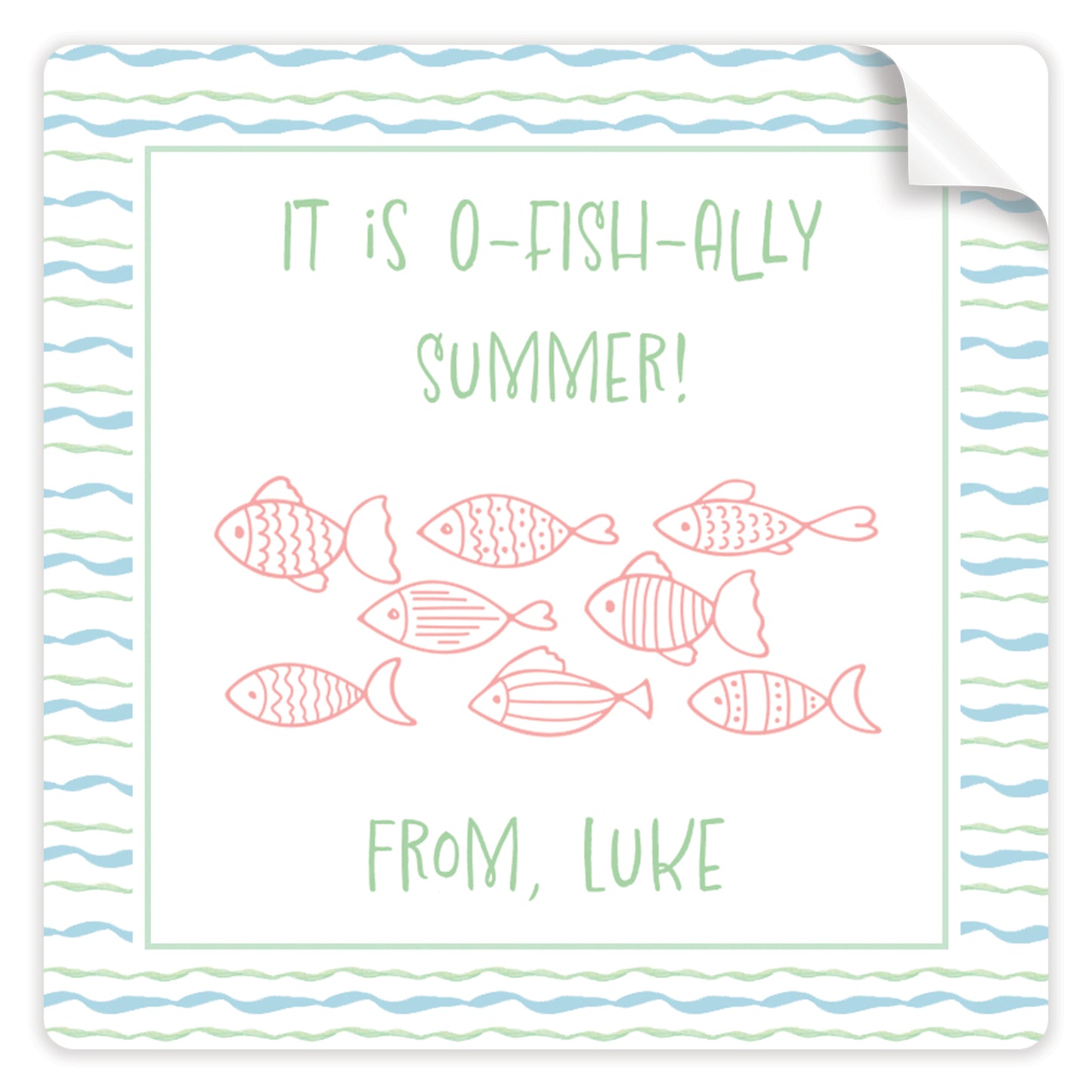 o-fish-ally summer stickers