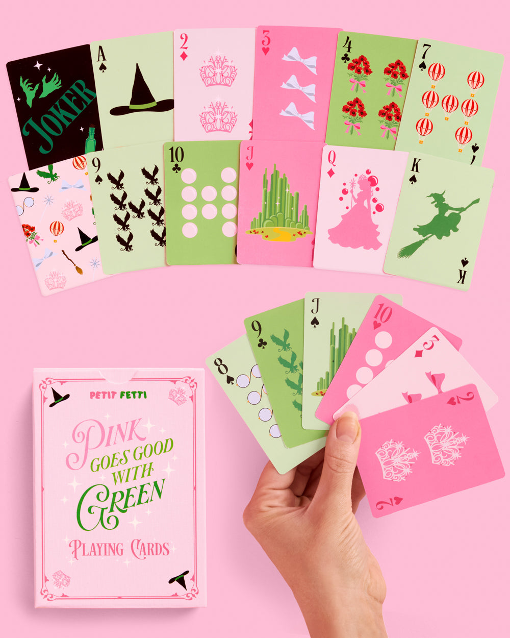 Holding Space Cards - 54 playing cards